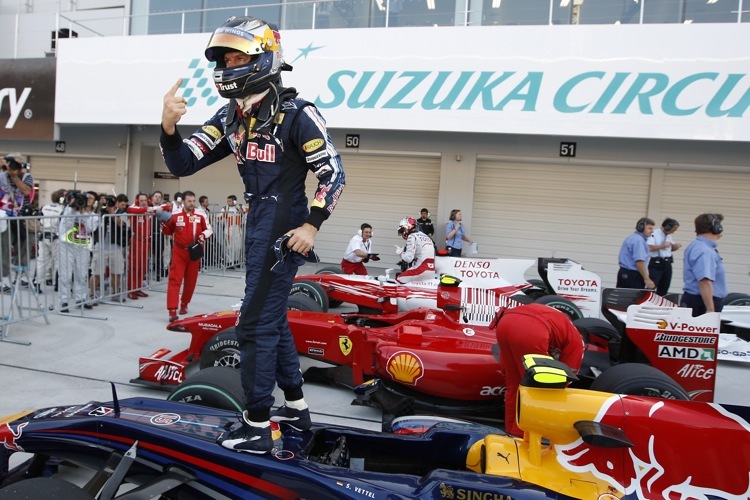Sebastian Vettel nach dem Abschlusstraining.