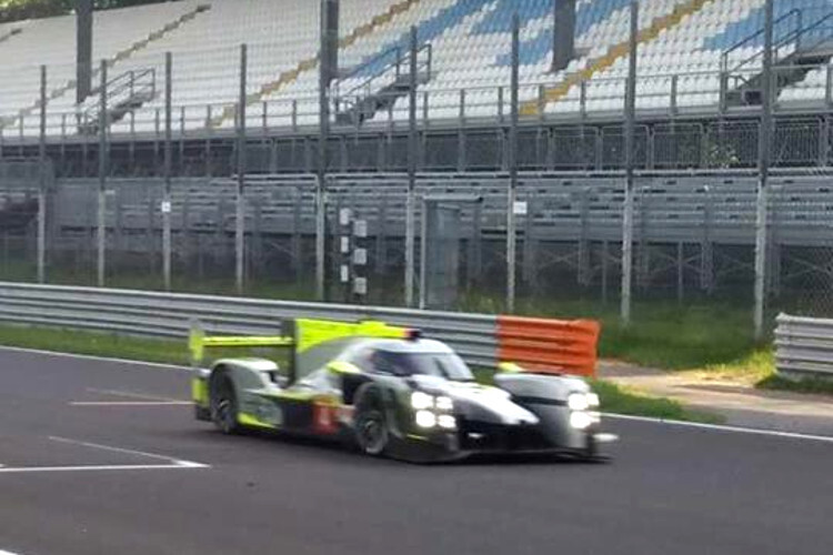 Der ENSO CLM bei Testfahren in Monza