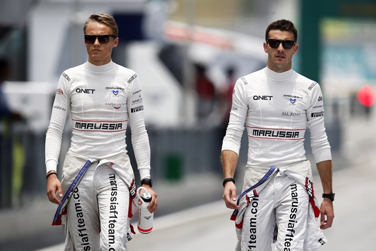 Die beiden Marussia-Piloten Max Chilton und Jules Bianchi