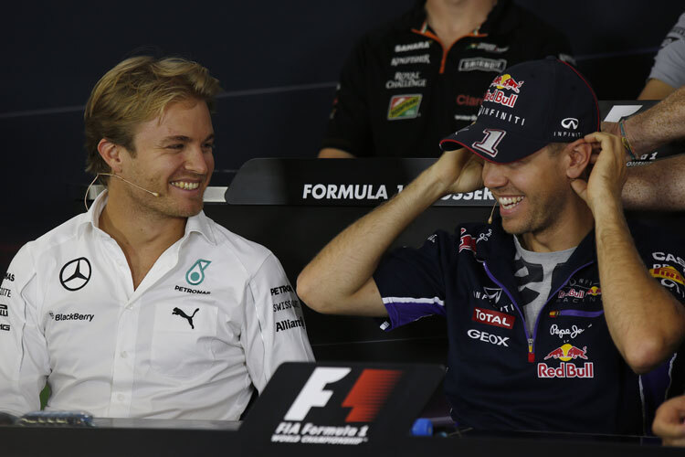 Nico Rosberg und Sebastian Vettel 