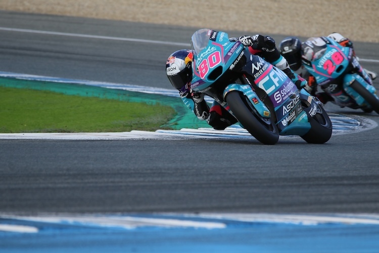 Moto2-Rookie Alonso im letzten November in Jerez