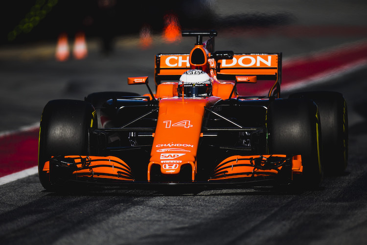 Fernando Alonso mit seinem McLaren-Honda