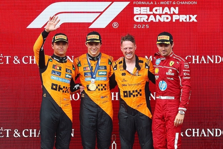 Norris, Piastri, Leclerc