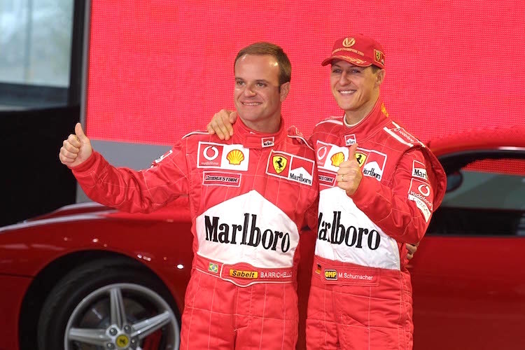 «Rubinho» und Schumi, kein Formel-1-Duo fuhr länger zusammen
