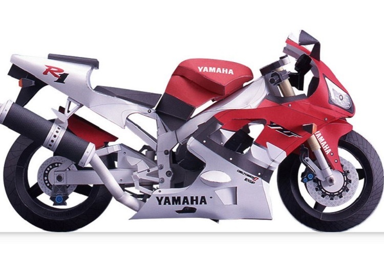20 Jahre Yamaha R1 - Yamaha feiert unter anderem mit einem Gratis-Papierbausatz 