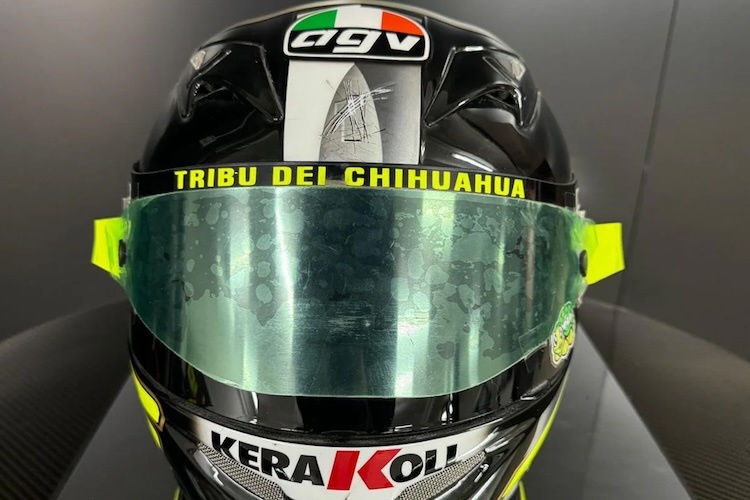 2007er-Testhelm von Valentino Rossi