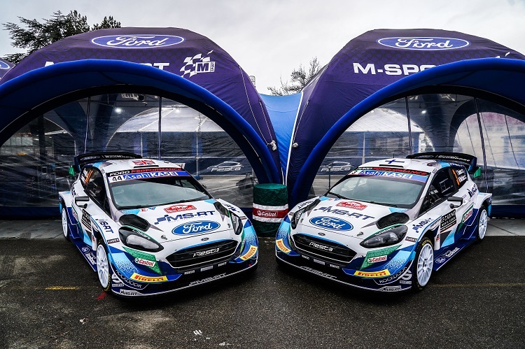 Die Ford Fiesta WRC für Gus Greensmith und Teemu Suninen