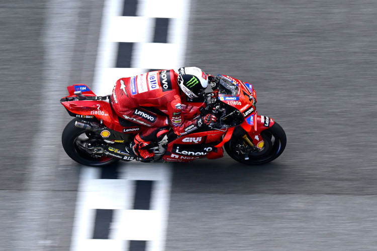 Pecco Bagnaia beendete den Sepang-Test auf Platz 1