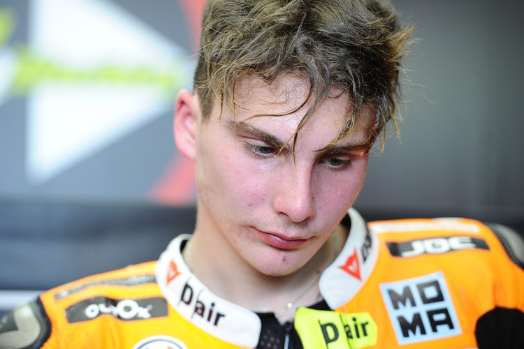 Noch nicht reif für die MotoGP: Der erst 19-jährige Lorenzo Baldassarri