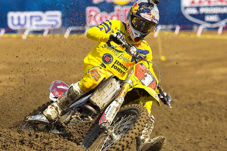 Ken Roczen startete auch in den USA schon mit der Startnummer 1