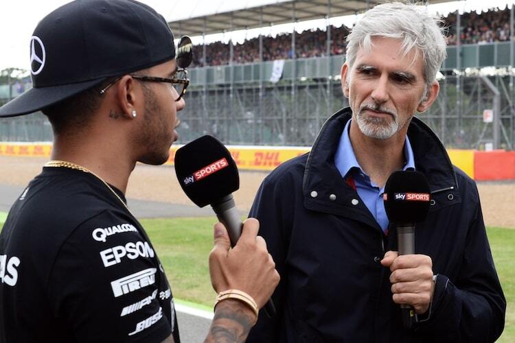 Lewis Hamilton und Damon Hill