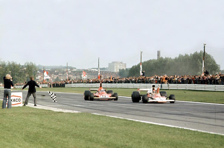 Das hat keine Klasse: Emerson Fittipaldi und Niki Lauda 1974 in Nivelles