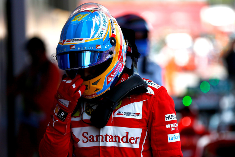 Fernando Alonso arbeitet seit Jahren mit der Bank Santander zusammen