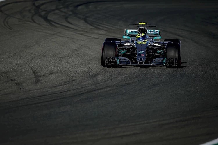 2019 durfte Rossi im Mercedes-AMG F1 W08 in Valencia ausrücken