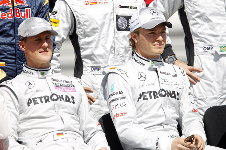 Schumi und Rosberg packen zusammen an