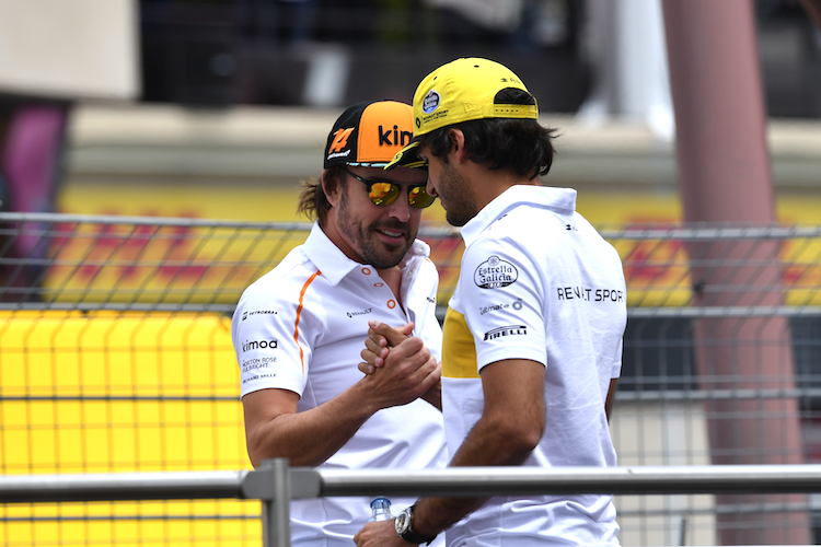 Fernando Alonso und Carlos Sainz