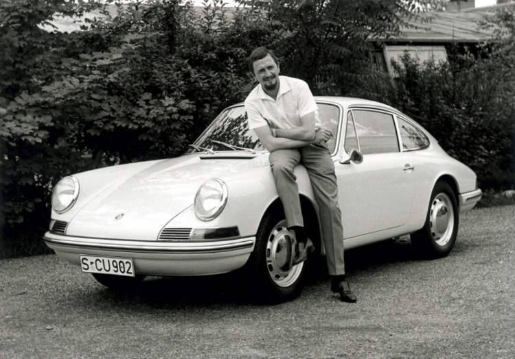 Ferdinand Alexander Porsche 1963 mit dem Ur-911