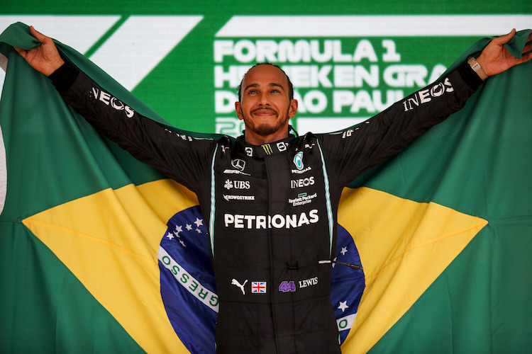 Lewis Hamilton 2021 in Brasilien