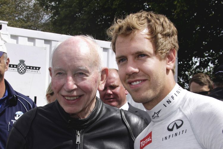 John Surtees & Sebastien Vettel 2012
