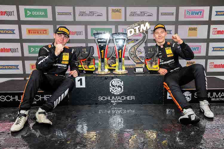 Gemeinsam mit Tom Kalender dominierte Elias Seppänen das ADAC GT Masters