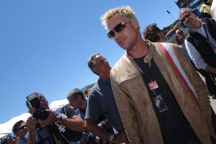 Brad Pitt kennt sich in MotoGP hervorragend aus