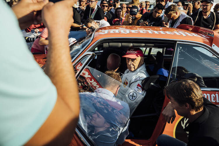 Niki Lauda an der Legendenparade