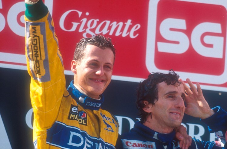 Estoril 1993: Schumi siegt, Prost ist Weltmeister!