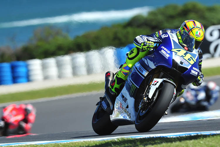 Australien-GP: Valentino Rossi auf seiner Yamaha