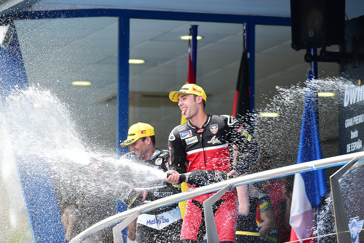Im letzten Jahr gewann Jonas Folger im Rennen der Moto2-Klasse