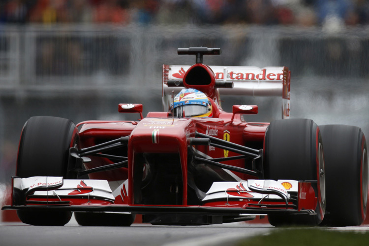 Fernando Alonsos Ferrari mit Pelikan-Nase