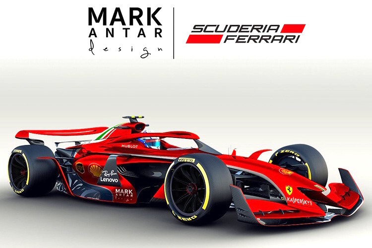 So stellt sich Designer Mark Antar einen Ferrari vor, basieren auf Stilstudien der Formel-1-Führung