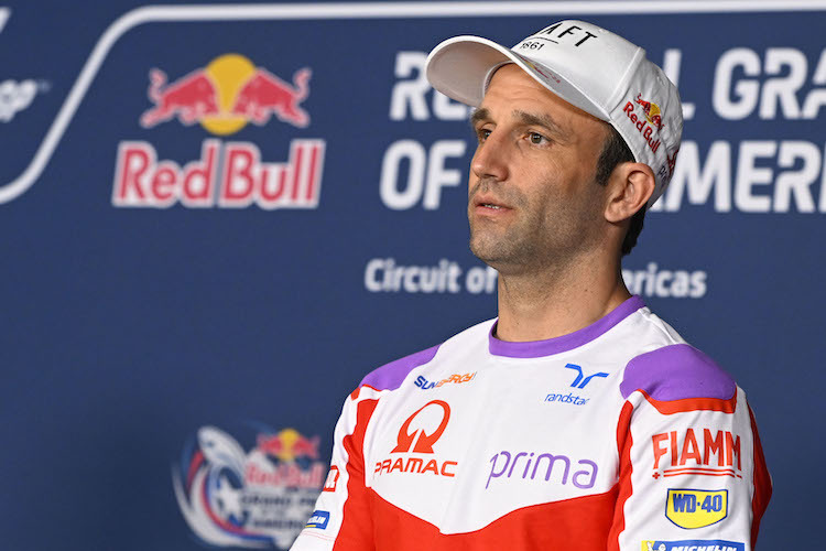 Johann Zarco bei der Pressekonferenz des «Red Bull Grand Prix of The Americas»  am Donnerstag