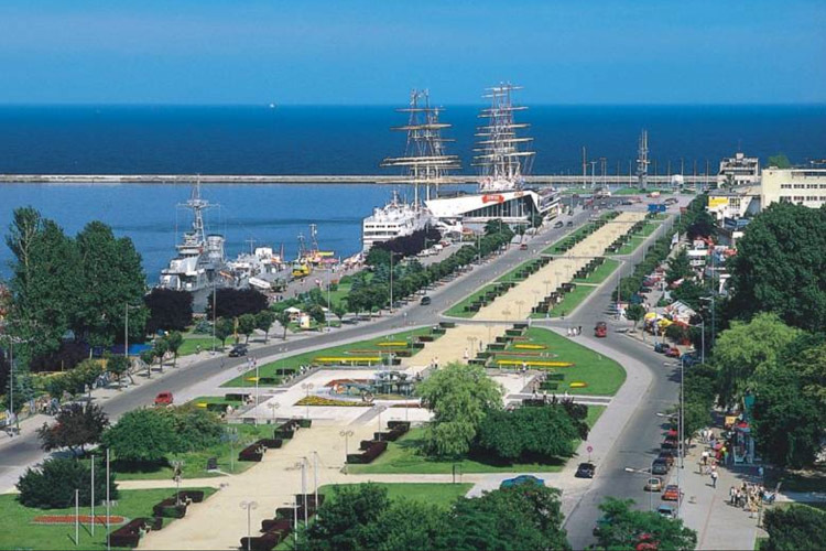 Gdynia: Die prachtvolle Ufer-Promenade erstreckt sich über 1,5 km