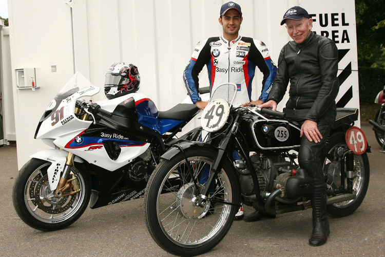 Leon Haslam (li.) und John Surtees