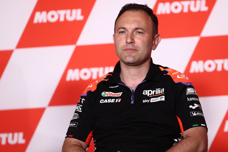 Paolo Bonoro ist Teammanager bei Aprilia Racing