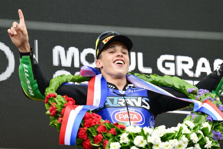 Erster Moto2-Sieg von Diogo Moreira in Assen