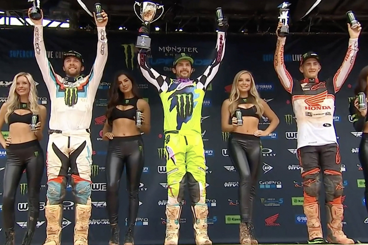 Jason Anderson gewann in Atlanta vor Eli Tomac und Chase Sexton