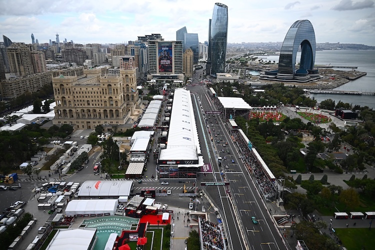 Willkommen zum Rennen in Baku