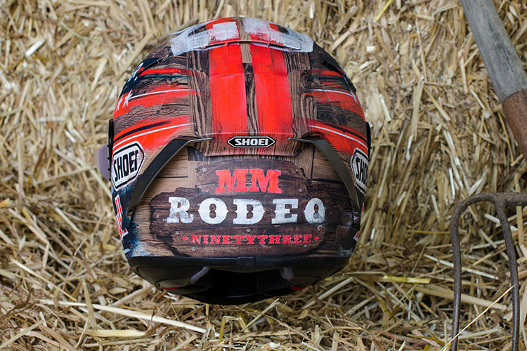 Das neue Helm-Design von Márquez für den Texas-GP
