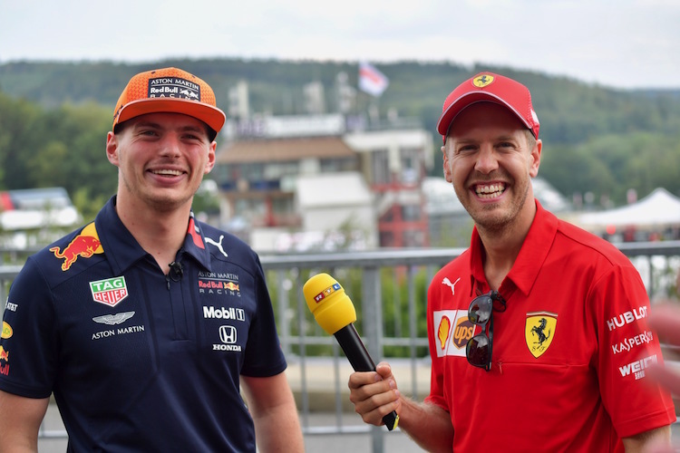 Vor einem Jahr hatte Sebastian Vettel in Belgien mehr zu lachen