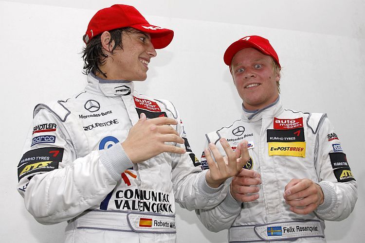 Roberto Merhi (links) und Felix Rosenqvist (rechts).