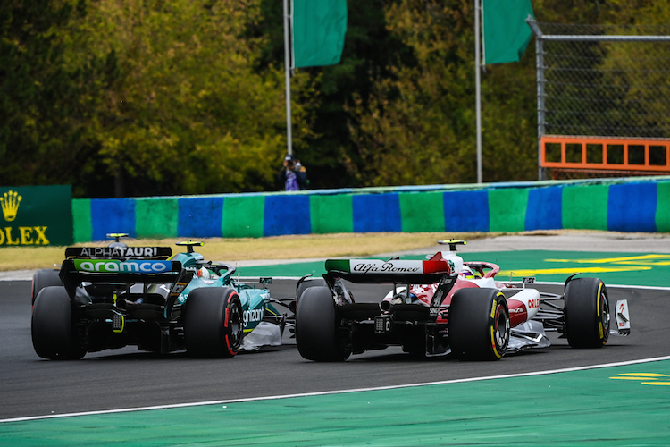 Viele Duelle und Überholmanöver: Der Ungarn-GP war ein gutes Rennen für Sebasdtian Vettel