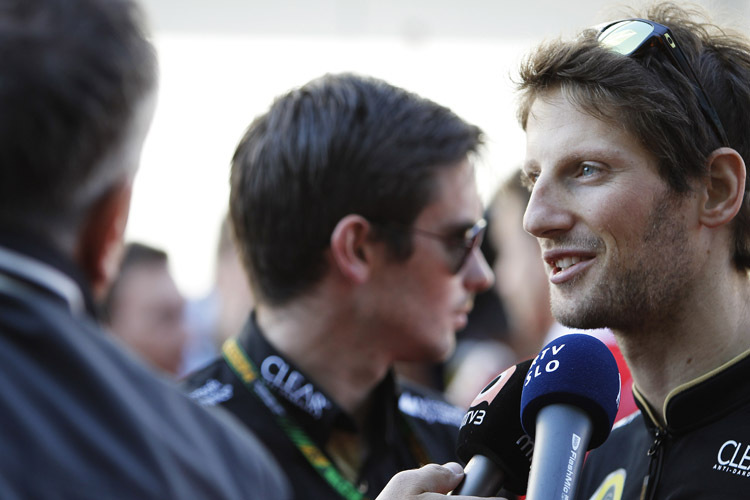 Romain Grosjean: «Um ehrlich zu sein, bewerte ich meine Leistung im letzten Rennen als ziemlich gut»