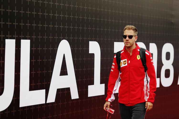 Sebastian Vettel darf vom ersten Platz losfahren
