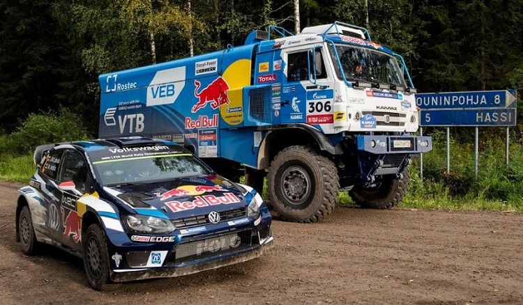 Das Duell: VW Polo mR WRC gegen Kamaz 4326