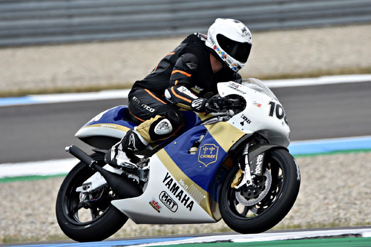 Stijn Eraets mit seiner Yamaha TZ250 4DP