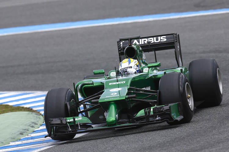 Marcus Ericsson 2014 im Caterham CT05