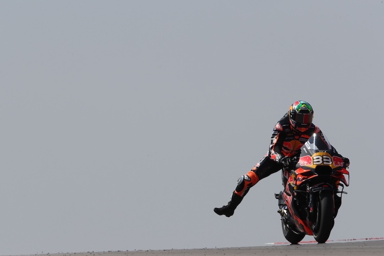 KTM-Veteran: Brad Binder rutscht mit der RC16 seit 2020 in die Kurven