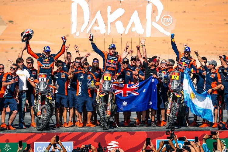 Daniel Sanders gewann zum ersten Mal die Rallye Dakar