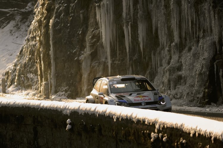 Der VW Polo R WRC in den Seealpen
